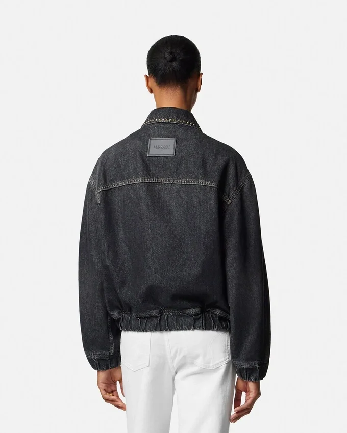 Embellished Denim Blouson Embellished Denim Blouson