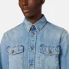 Embellished Denim Overshirt Embellished Denim Overshirt