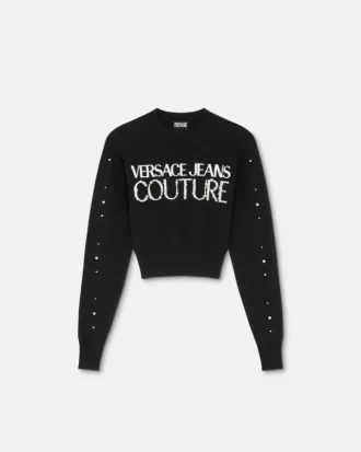 Embellished Logo Sweater