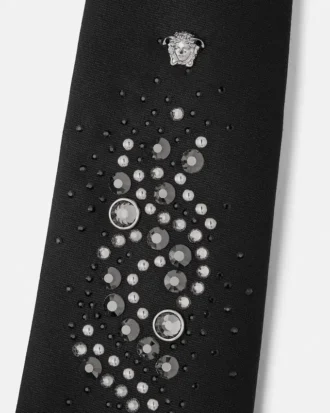 Embellished Wool Tie