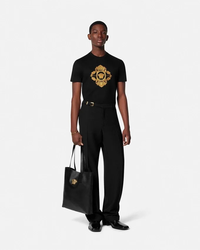 Embroidered Architectural Baroque T-Shirt Embroidered Architectural Baroque T-Shirt
