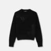 Embroidered Barocco Leaf Knit Sweater