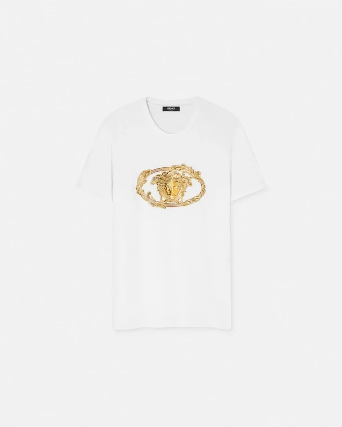 Embroidered Buckle Crest T-Shirt Embroidered Buckle Crest T-Shirt