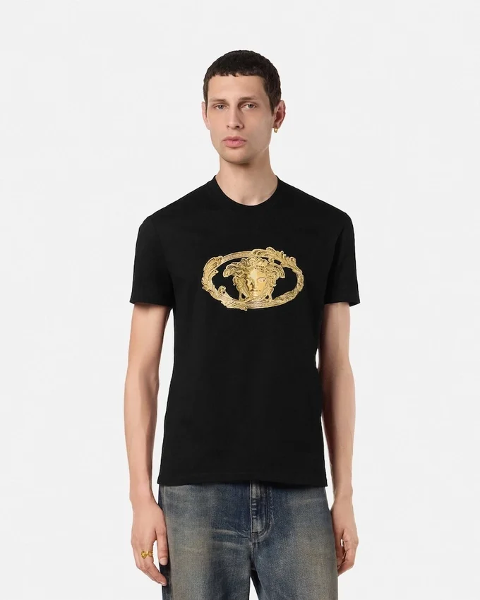 Embroidered Buckle Crest T-Shirt Embroidered Buckle Crest T-Shirt