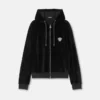 Embroidered Chenille Zip Hoodie
