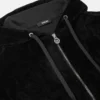 Embroidered Chenille Zip Hoodie