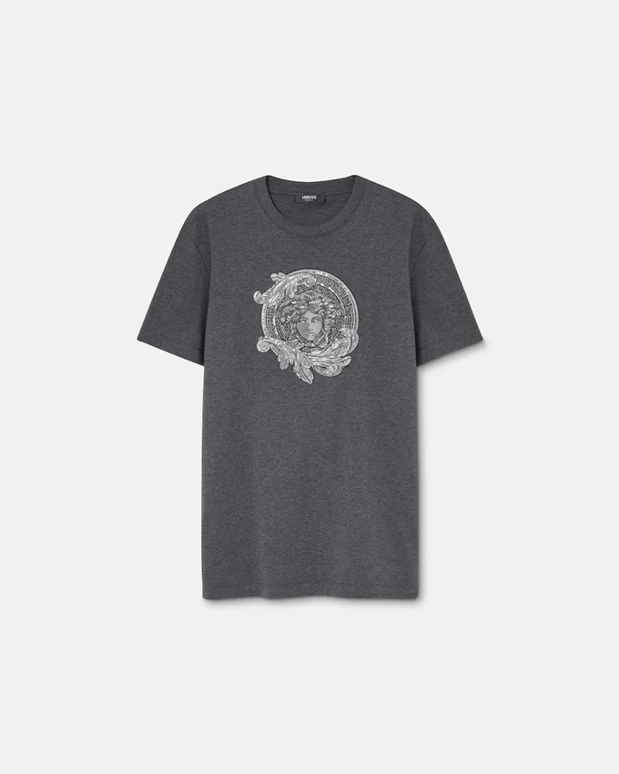 Embroidered Cotton-Jersey Slim T-Shirt Embroidered Cotton-Jersey Slim T-Shirt