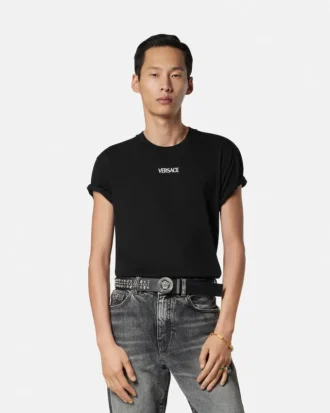 Embroidered Cotton-Jersey Slim T-Shirt