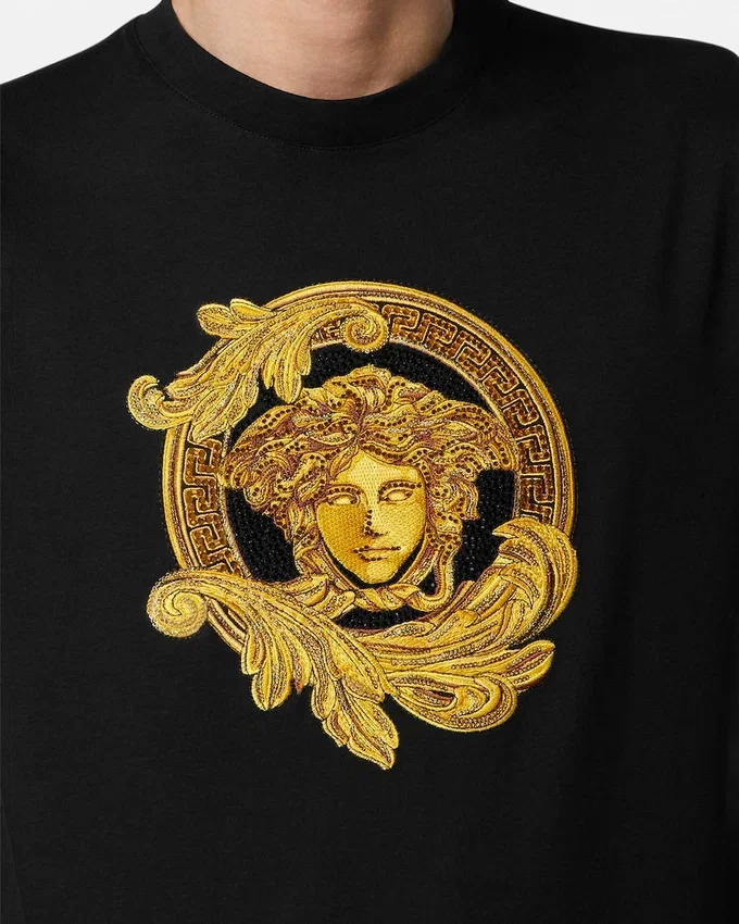 Embroidered Cotton-Jersey Slim T-Shirt Embroidered Cotton-Jersey Slim T-Shirt