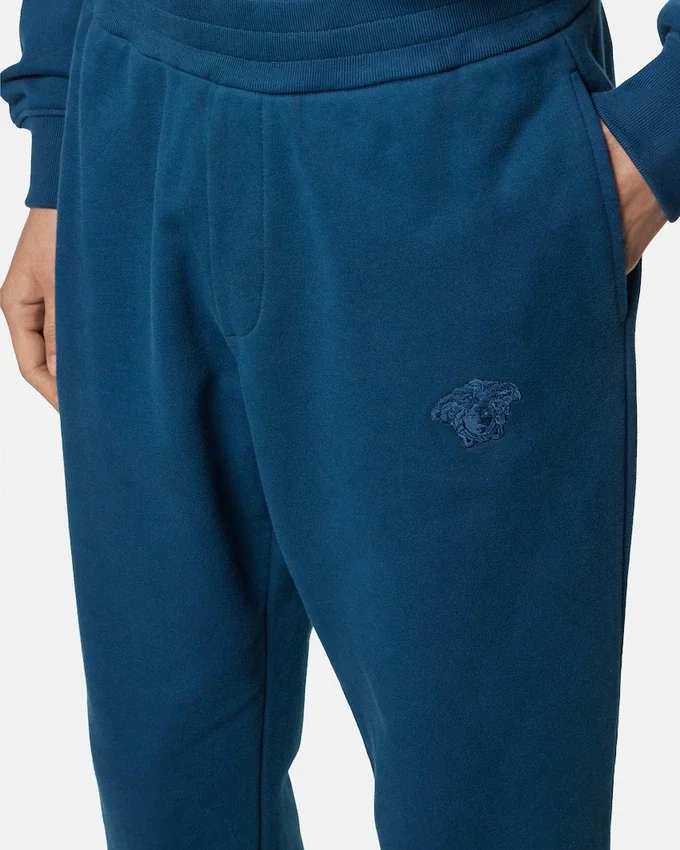 Embroidered Cotton-Jersey Sweatpants Embroidered Cotton-Jersey Sweatpants