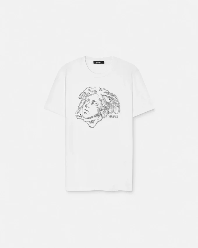 Embroidered Cotton-Jersey T-Shirt Embroidered Cotton-Jersey T-Shirt