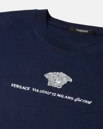Embroidered Cotton-Jersey T-Shirt