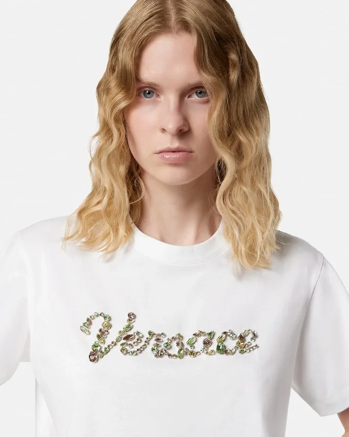 Embroidered Cotton-Jersey T-Shirt Embroidered Cotton-Jersey T-Shirt
