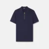 Embroidered Cotton-Piqué Half-Zip Polo Embroidered Cotton-Piqué Half-Zip Polo