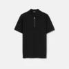 Embroidered Cotton-Piqué Half-Zip Polo Embroidered Cotton-Piqué Half-Zip Polo