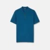 Embroidered Cotton-Piqué Half-Zip Polo Embroidered Cotton-Piqué Half-Zip Polo