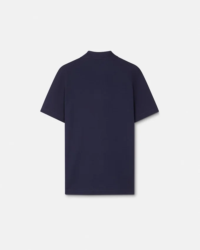 Embroidered Cotton-Piqué Half-Zip Polo Embroidered Cotton-Piqué Half-Zip Polo
