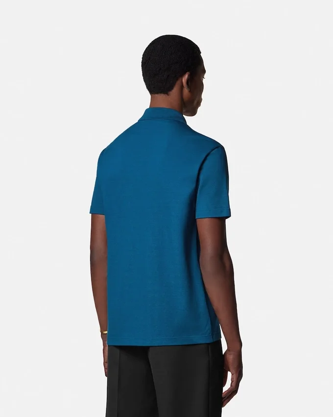 Embroidered Cotton-Piqué Half-Zip Polo Embroidered Cotton-Piqué Half-Zip Polo