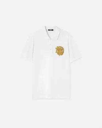 Embroidered Cotton Piqué Polo Embroidered Cotton Piqué Polo