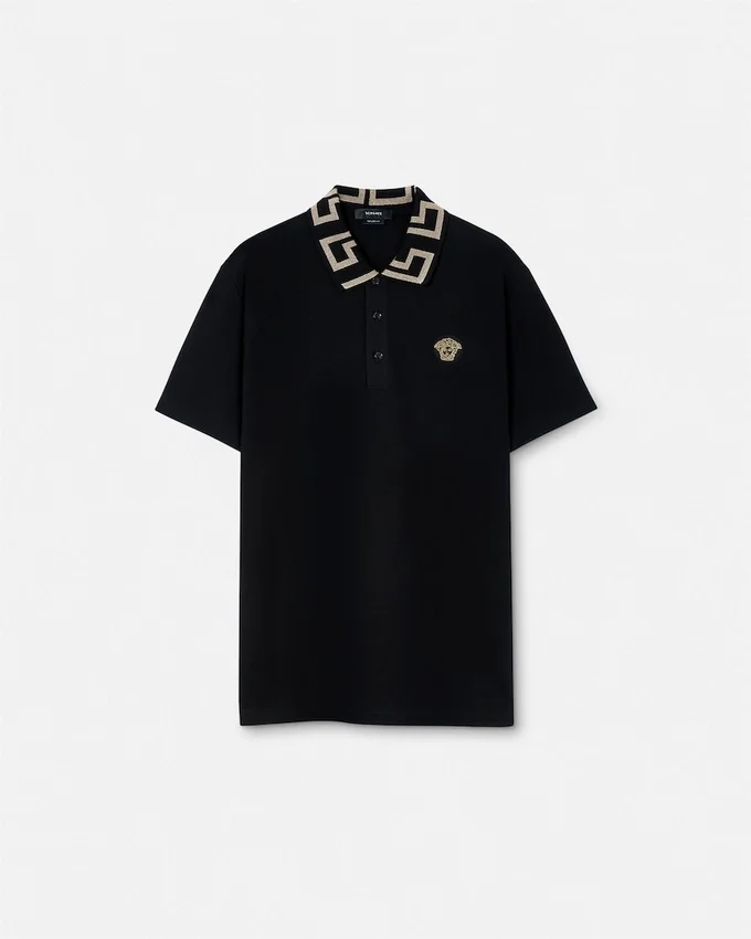 Embroidered Cotton Piqué Polo Embroidered Cotton Piqué Polo