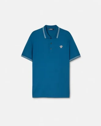 Embroidered Cotton Piqué Polo Embroidered Cotton Piqué Polo
