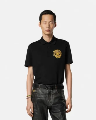 Embroidered Cotton Piqué Polo Embroidered Cotton Piqué Polo