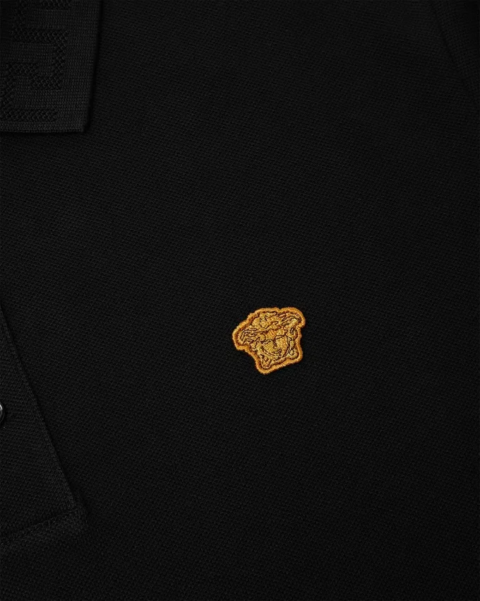 Embroidered Cotton Piqué Polo Embroidered Cotton Piqué Polo