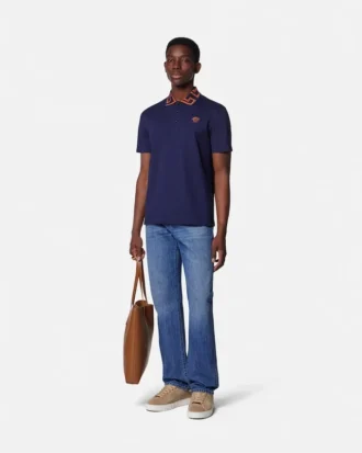 Embroidered Cotton Piqu&eacute; Polo