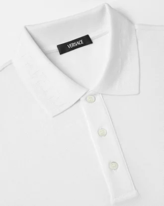Embroidered Cotton Piqué Polo Embroidered Cotton Piqué Polo