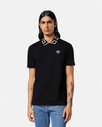 Embroidered Cotton Piqué Polo Embroidered Cotton Piqué Polo