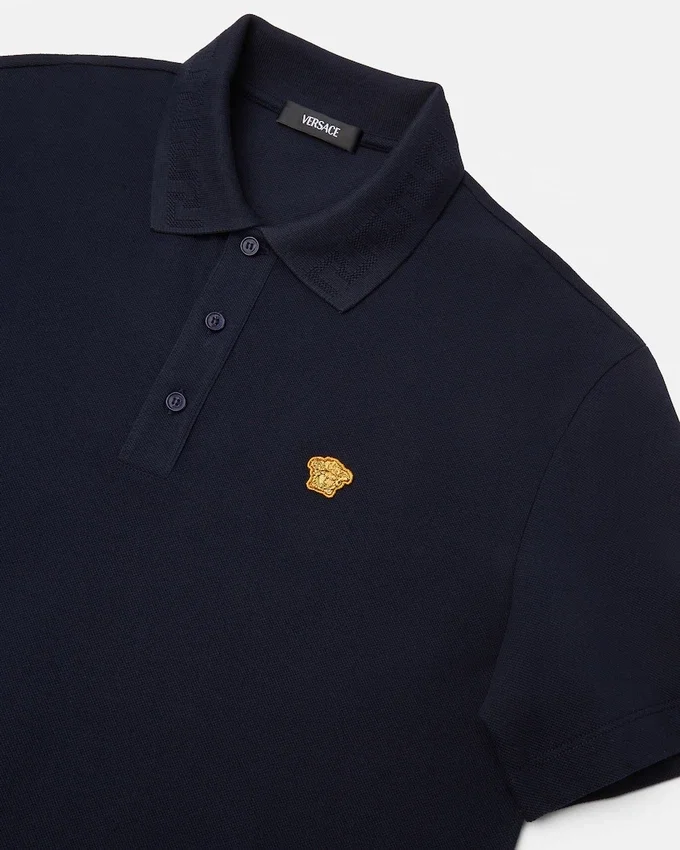 Embroidered Cotton Piqué Polo Embroidered Cotton Piqué Polo