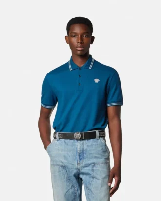 Embroidered Cotton Piqué Polo Embroidered Cotton Piqué Polo
