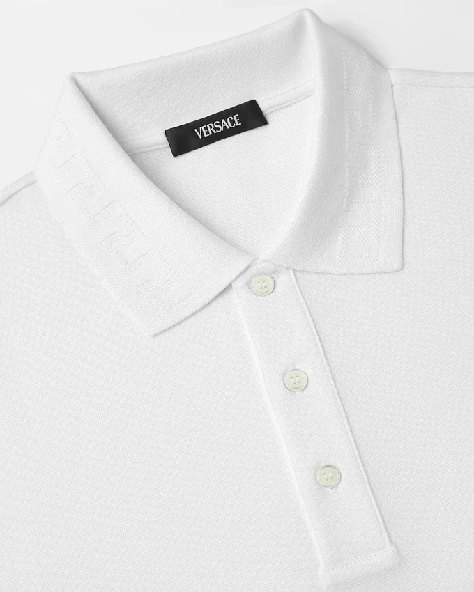 Embroidered Cotton Piqué Polo Embroidered Cotton Piqué Polo