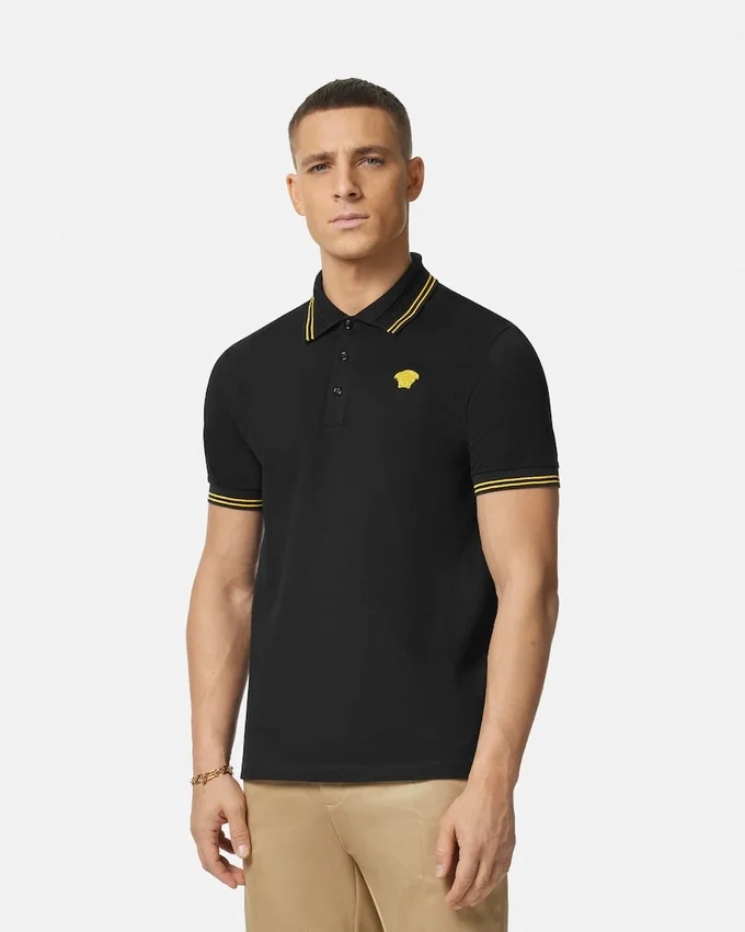 Embroidered Cotton Piqué Polo Embroidered Cotton Piqué Polo