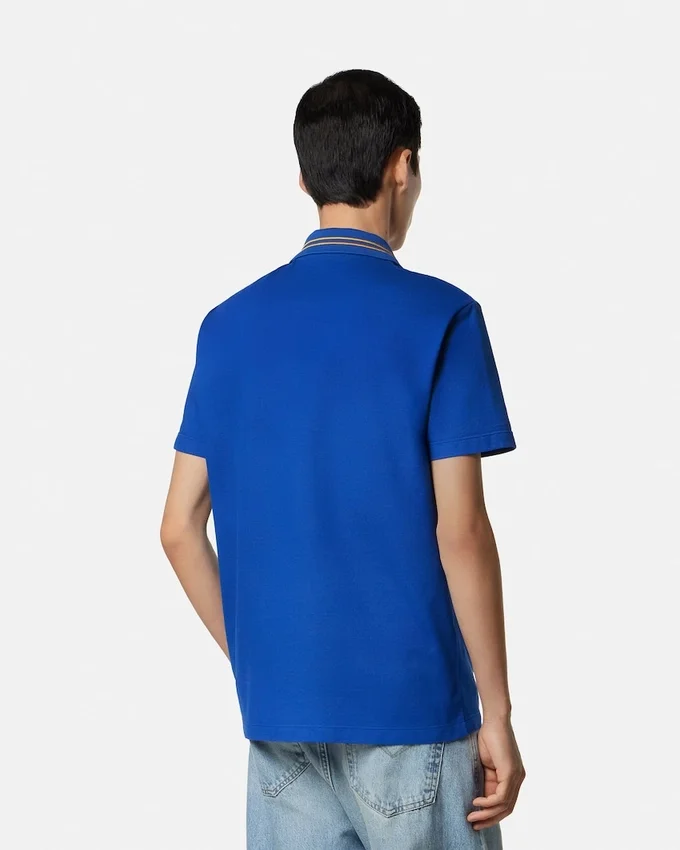 Embroidered Cotton Piqué Polo Embroidered Cotton Piqué Polo