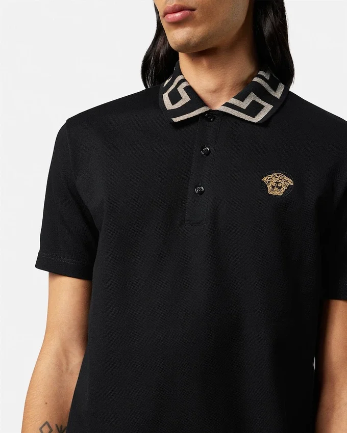 Embroidered Cotton Piqué Polo Embroidered Cotton Piqué Polo