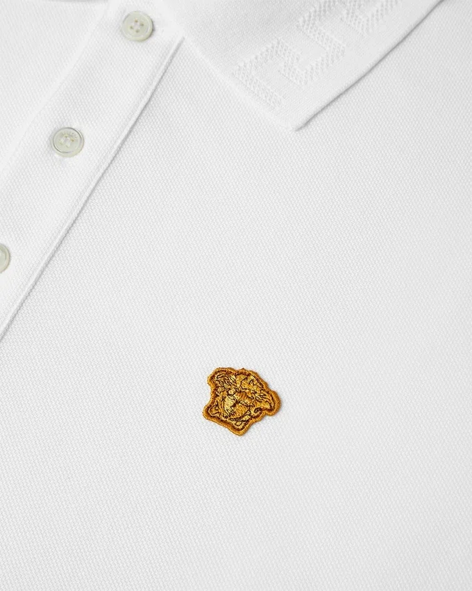 Embroidered Cotton Piqué Polo Embroidered Cotton Piqué Polo