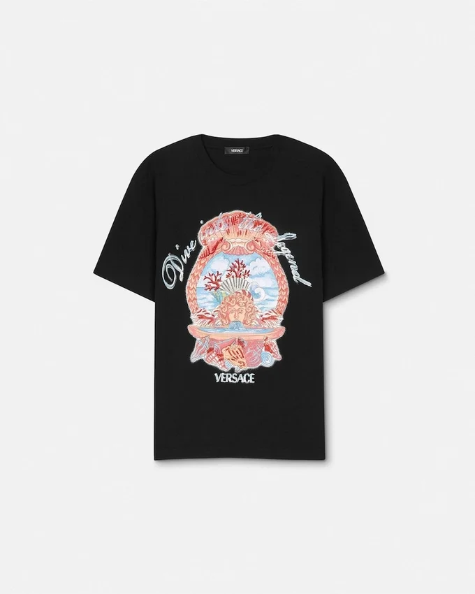 Embroidered Dive In Crest T-Shirt Embroidered Dive In Crest T-Shirt