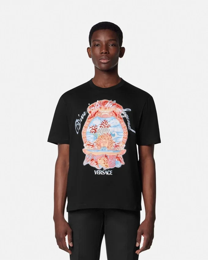 Embroidered Dive In Crest T-Shirt Embroidered Dive In Crest T-Shirt