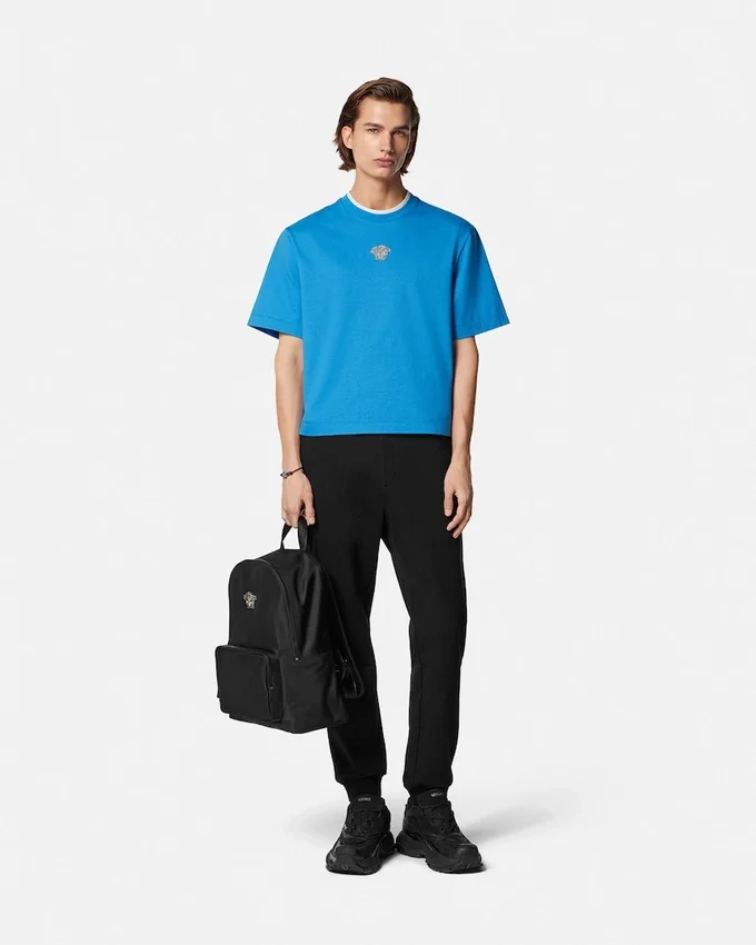 Embroidered Medusa Boxy T-Shirt Embroidered Medusa Boxy T-Shirt