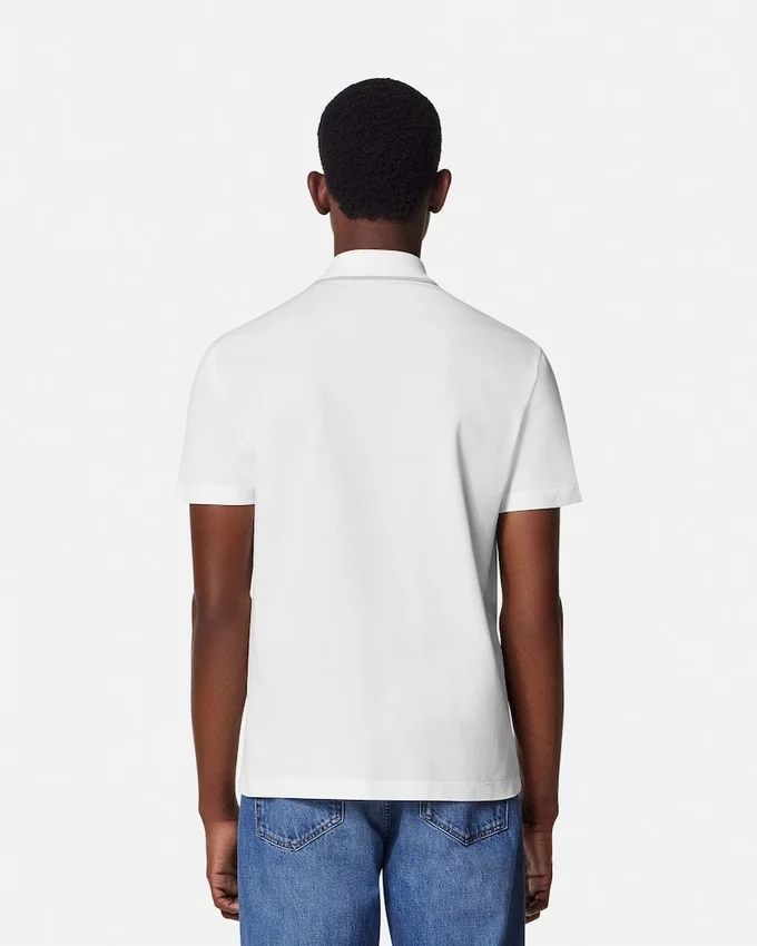 Embroidered Medusa Polo Shirt Embroidered Medusa Polo Shirt