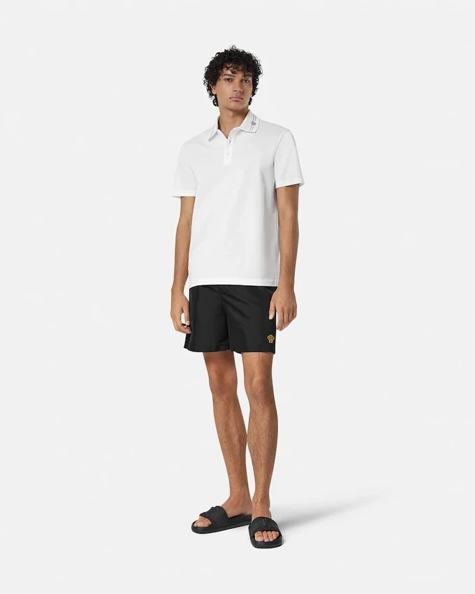 Embroidered Swim Boardshorts Embroidered Swim Boardshorts