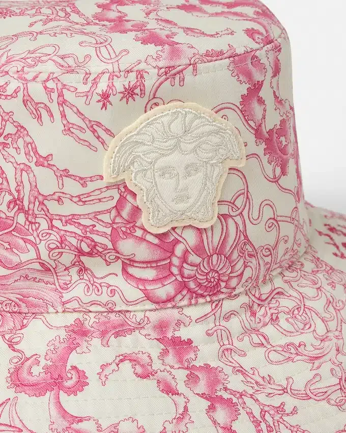 Embroidered Underwater Barocco Bucket Hat Embroidered Underwater Barocco Bucket Hat