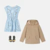 Embroidered Versace Milano Kids Parka Embroidered Versace Milano Kids Parka