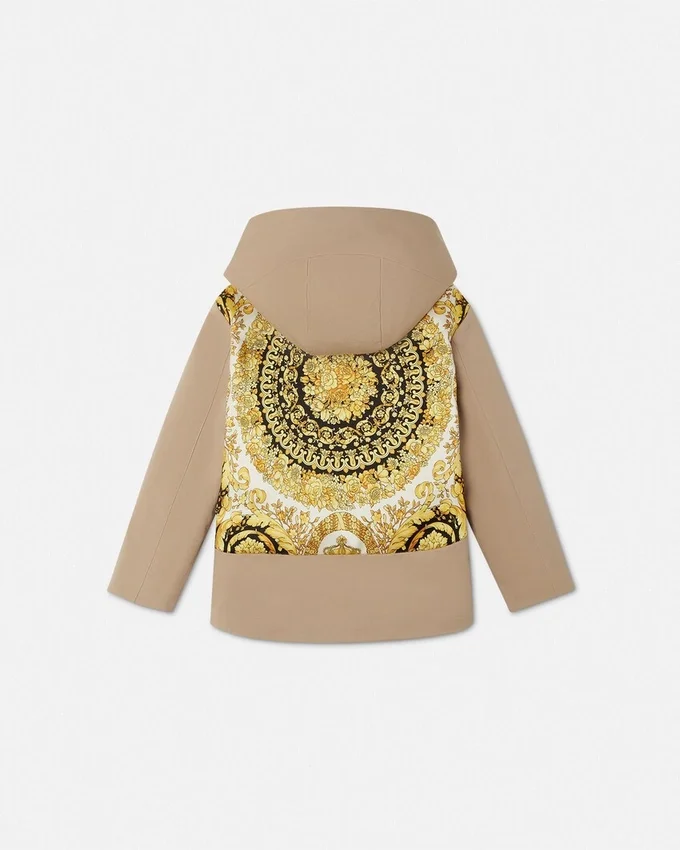 Embroidered Versace Milano Kids Parka Embroidered Versace Milano Kids Parka