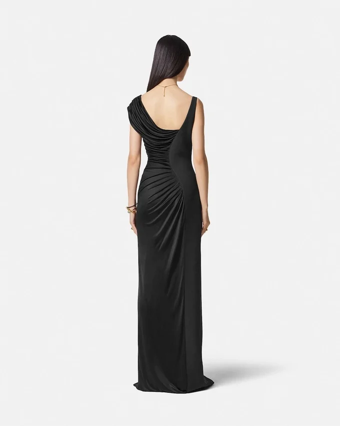 Envers-Satin Crépe Draped Gown Envers-Satin Crépe Draped Gown