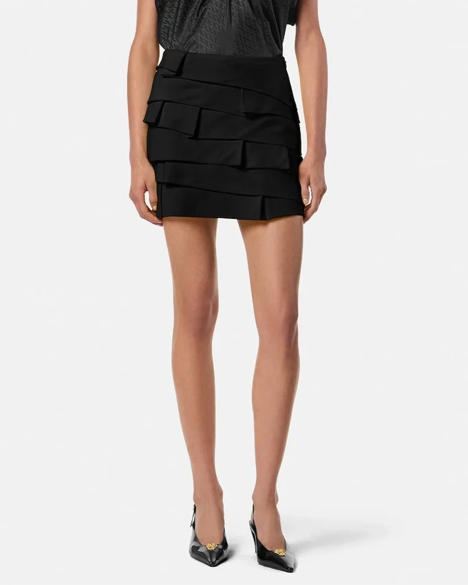 Envers-Satin Fitted Mini Skirt Envers-Satin Fitted Mini Skirt