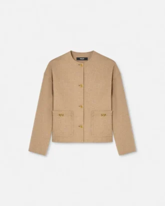Felted-Wool Caban Jacket