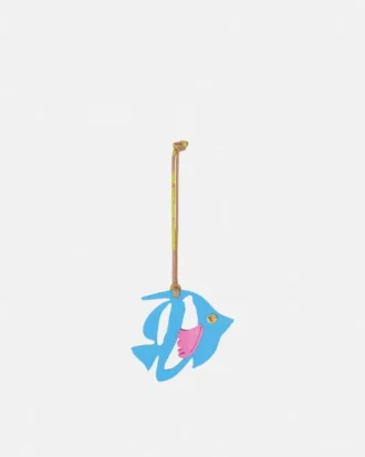 Fish Leather Charm