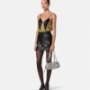 Fitted Leather Mini Skirt